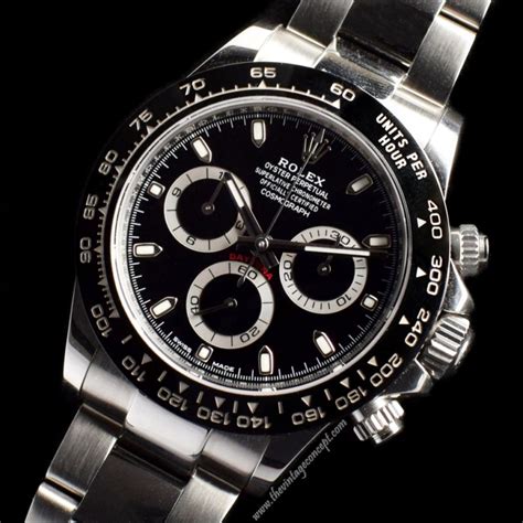 used rolex daytona black dial|Rolex daytona price euro.